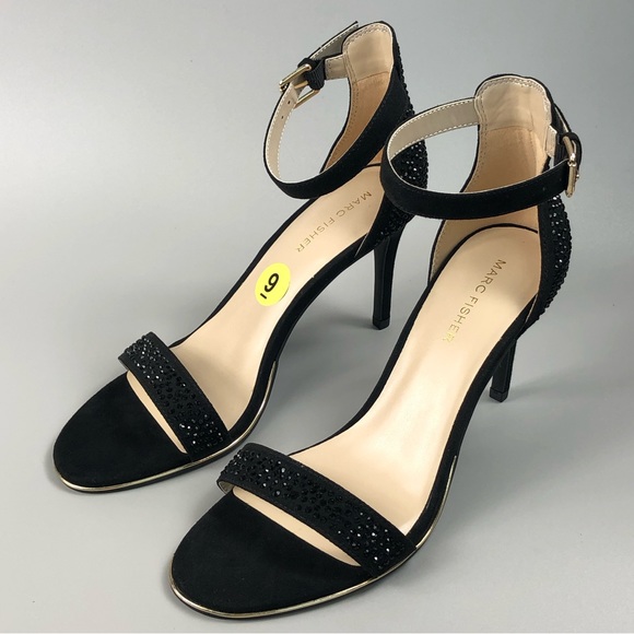 Marc Fisher Betye Rhinestones Pump Sandals - Picture 2 of 11